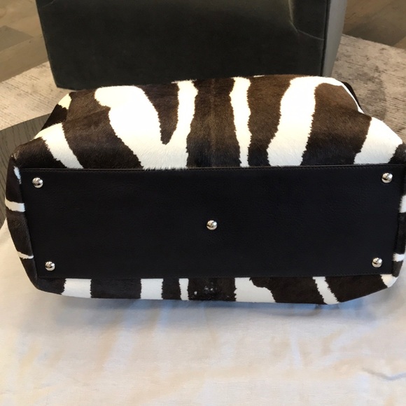 Large FENDI Zebra print 2Jours Tote - Picture 3 of 7